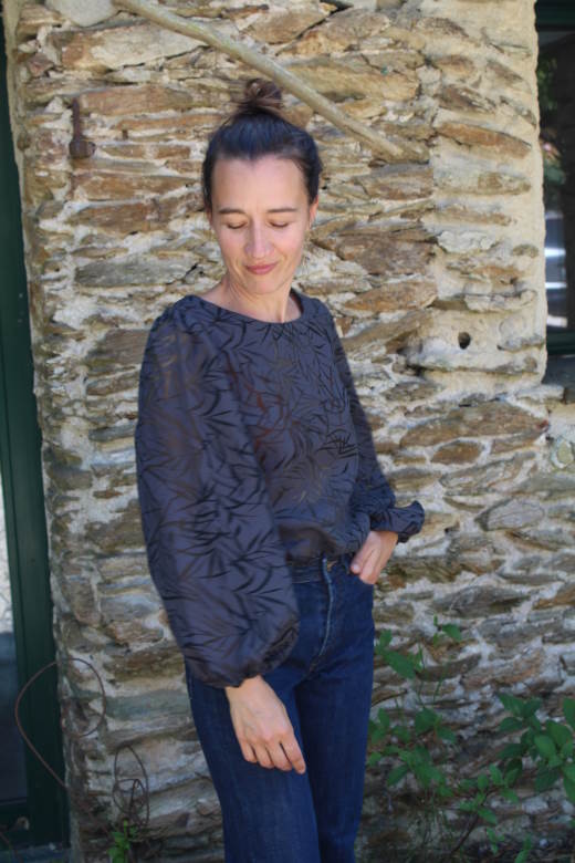 Blouse cendrée